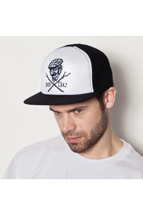 Czapka z daszkiem Badylarz - Biały/Czarny
