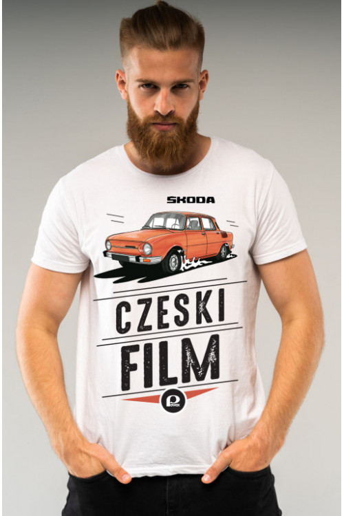 Koszulka męska Auta PRL - Skoda