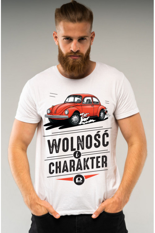 Koszulka męska Auta PRL - Garbus