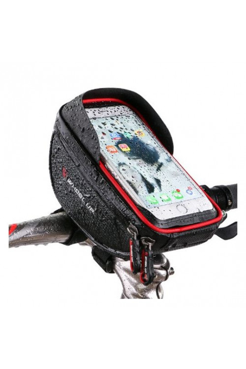 Sakwa Rowerowa Tuba - pokrowiec na telefon - Wheel-UP - czerwona