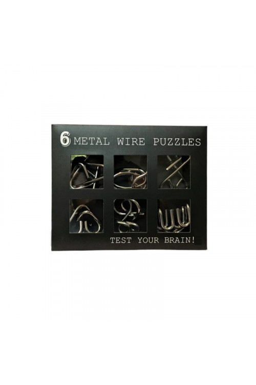 Metalowe łamigłówki 6 szt.