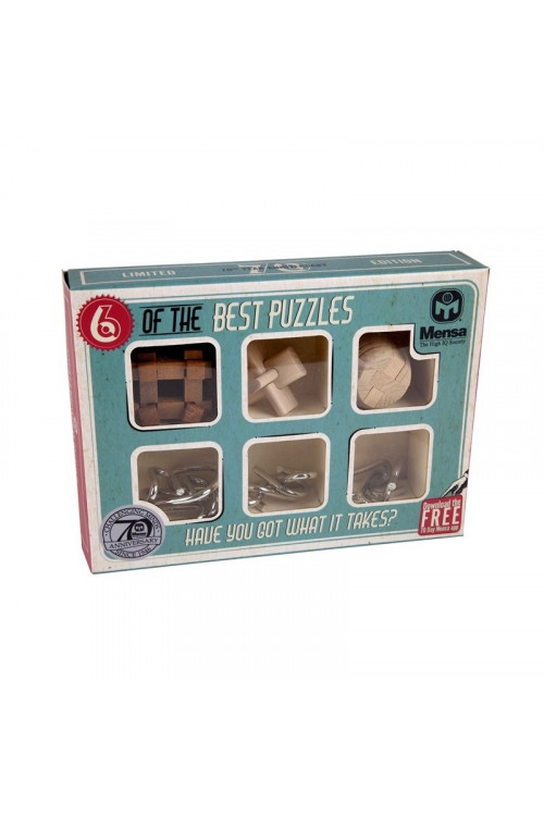 Łamigłówki puzzle 6 szt. Mensa