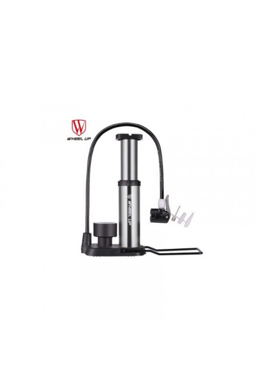 Pompka rowerowa nożna z manometrem