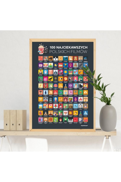 Plakat Zdrapka 100 filmów polskich
