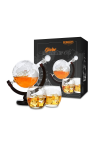 Zestaw do Whisky "Globus" - karafka i szklanki