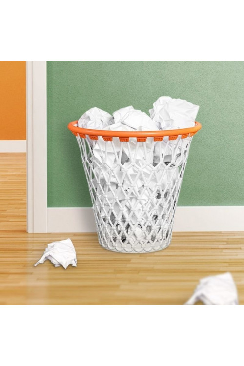 Koszykarski kosz na śmieci