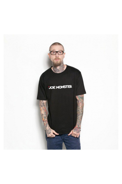 Czarny t-shirt Joe Monster