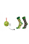 Skarpetki w bombce 2 pary Zielone