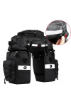 Torba Rowerowa na Bagażnik 3w1- 75l - Rhinowalk - Czarna