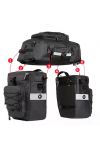 Torba Rowerowa na Bagażnik 3w1- 75l - Rhinowalk - Czarna