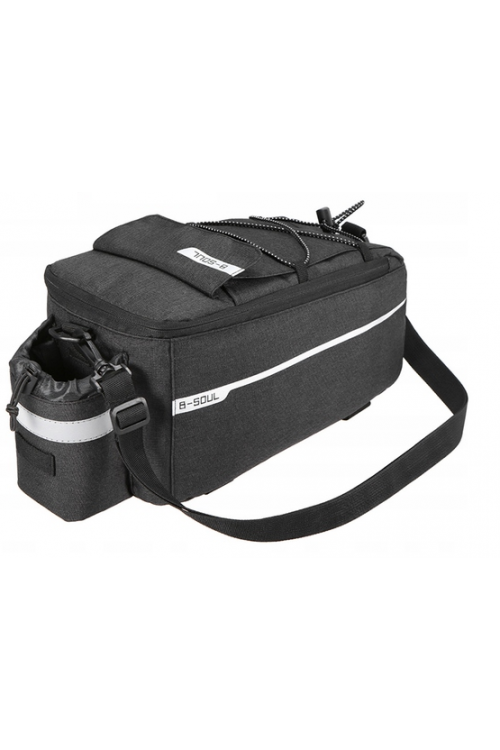 Torba Rowerowa na Bagażnik B-Soul Czarna