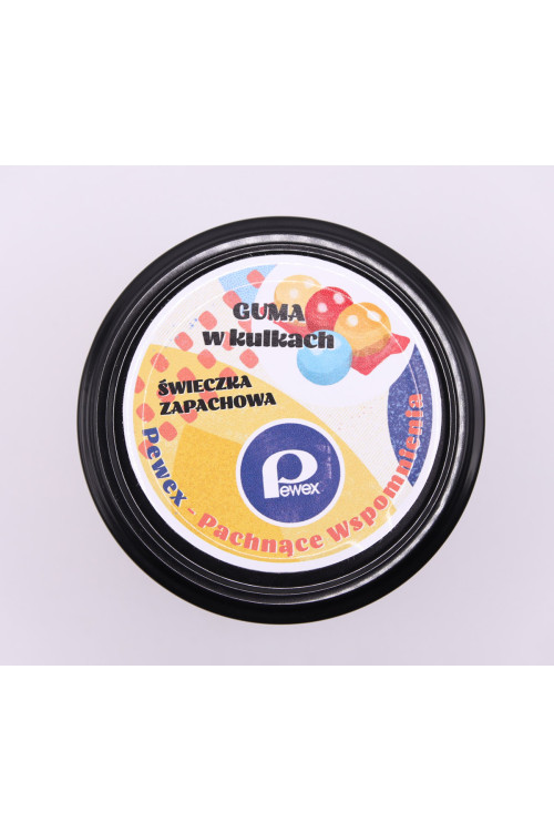 Świeca Sojowa Pewex - Guma w Kulkach