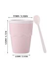 Slushy Cup - kubek do robienia lodów różowy