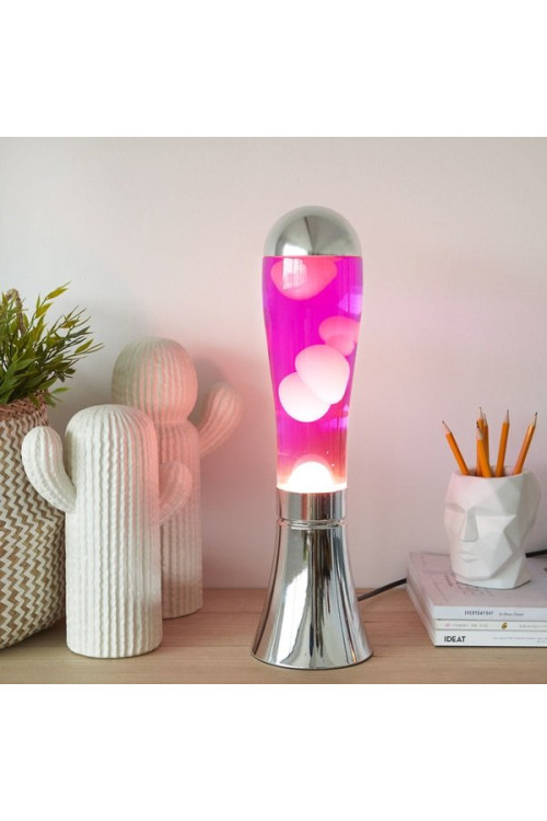 Lampka dekoracyjna Magma - srebrna