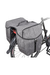 Sakwa rowerowa na Bagażnik Boczna - Wheel-UP - Podwójna Szara
