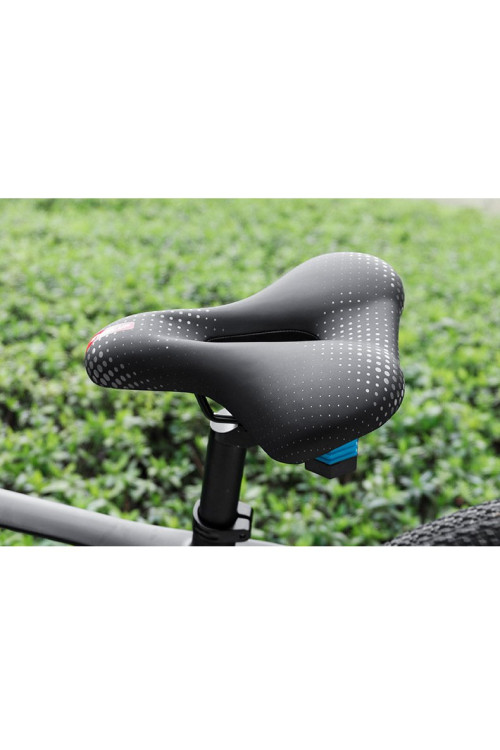 Siodełko Rowerowe z Lampką - Otwór - Wheel-UP – Szerokie