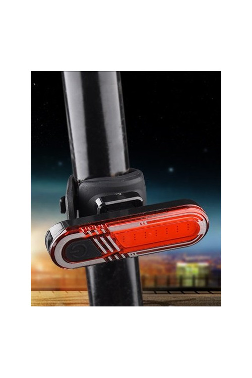 Lampka Rowerowa Tylna podłużna - Wheel-UP – Czerwona