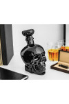 Szklana karafka Czarna czaszka