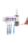 Sterylizator UV szczoteczek do zębów z dozownikiem pasty