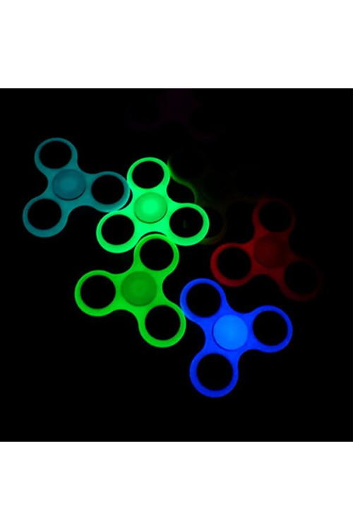 Fidget Spinner - świecący w ciemności - biały