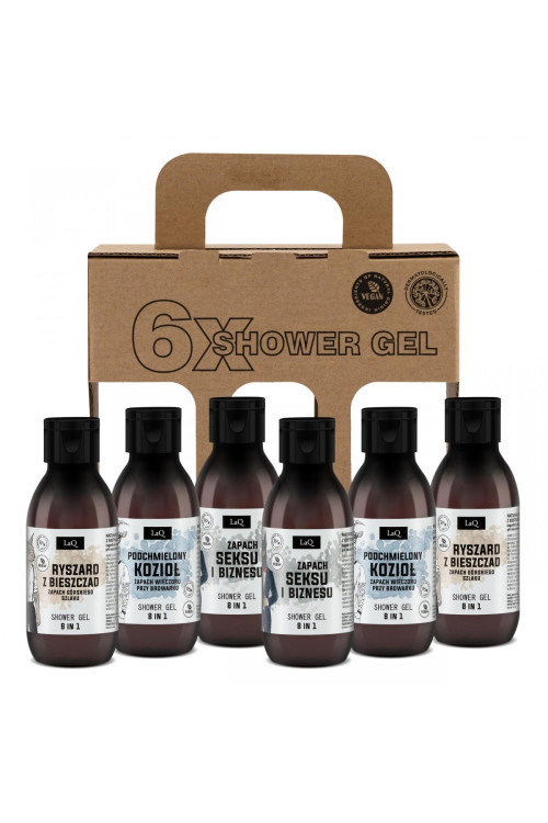 Sześciopak higieniczny Best Set - 6x żel pod prysznic