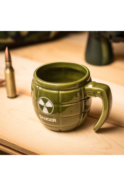 Kubek granat zielony