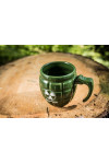 Kubek granat zielony