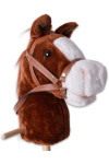 Konik na Kiju - Hobby Horse - Kasztan - Składany