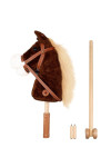 Konik na Kiju - Hobby Horse - Kasztan - Składany