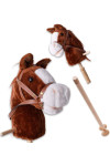 Konik na Kiju - Hobby Horse - Kasztan - Składany