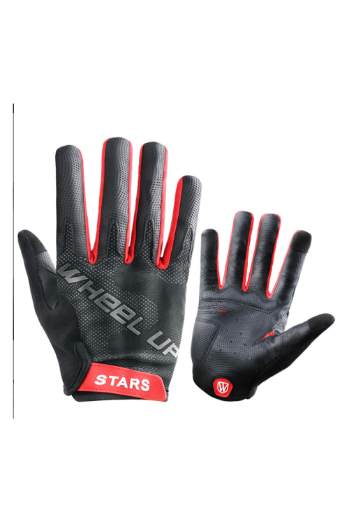 Rękawice rowerowe pełne Wheel Up Czerwone XL