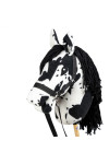Konik na kiju - Hobby Horse - Biało-czarny