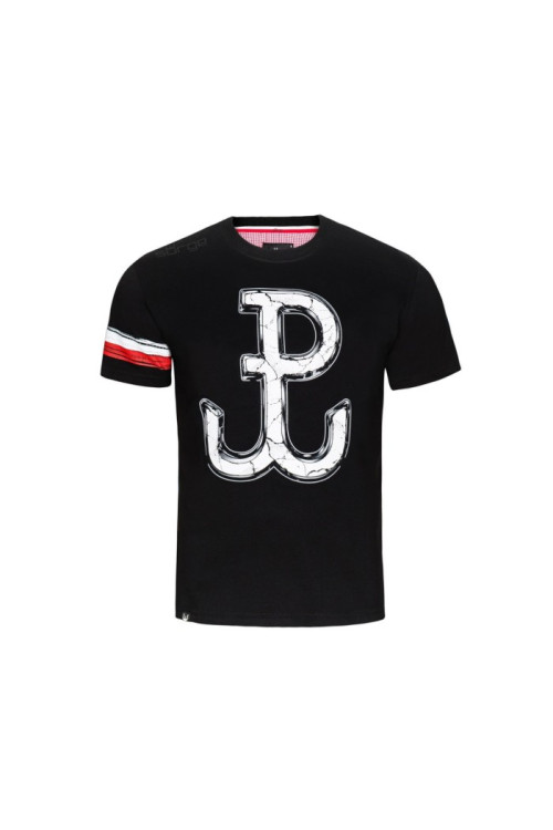 Koszulka męska Polska Walcząca czarna