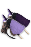 Derka i nauszniki dla Hobby Horse - wrzos/śliwka