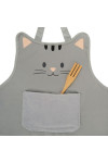 Fartuszek Kociary - Szary Dziecięcy
