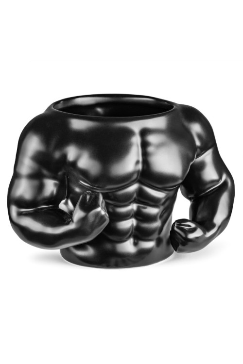 Kubek Muskularny Tors - czarny