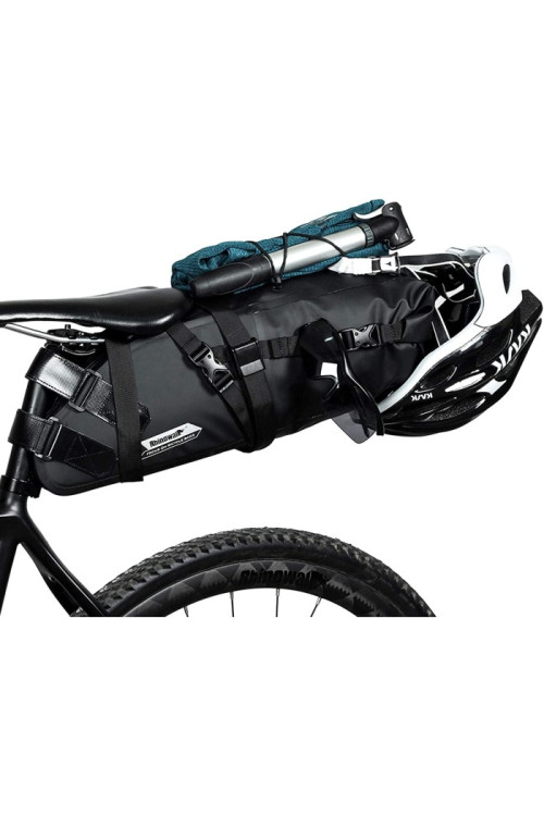 Rhinowalk - Torba rowerowa pod siodło - 10l - Czarna