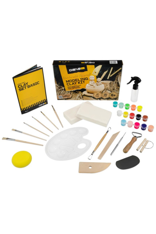 Zestaw DIBYS - Modelowanie - Glina Biała - Basic