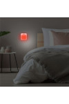 Lampka Nocna do Gniazdka 230V Czerwona