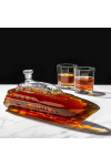 Szklana karafka do Whisky Jacht