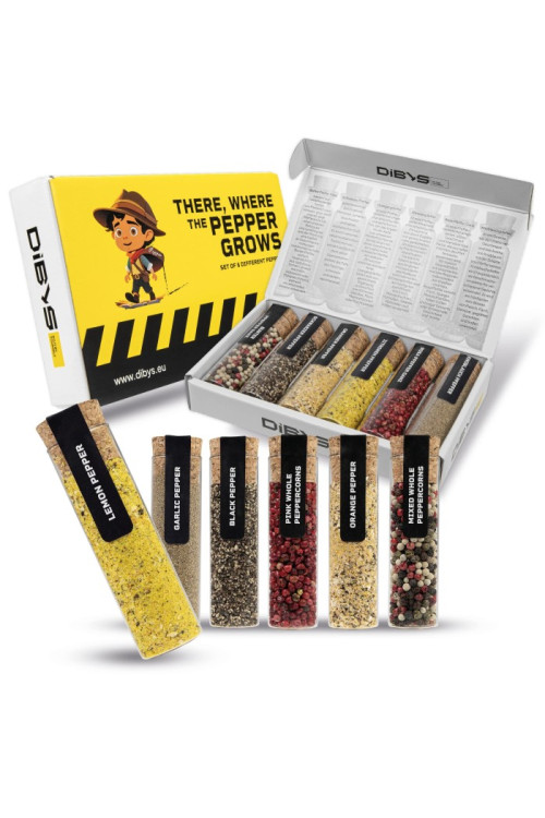 Zestaw DIBYS - Przyprawy - Zestaw Pieprzu - 6x60ml