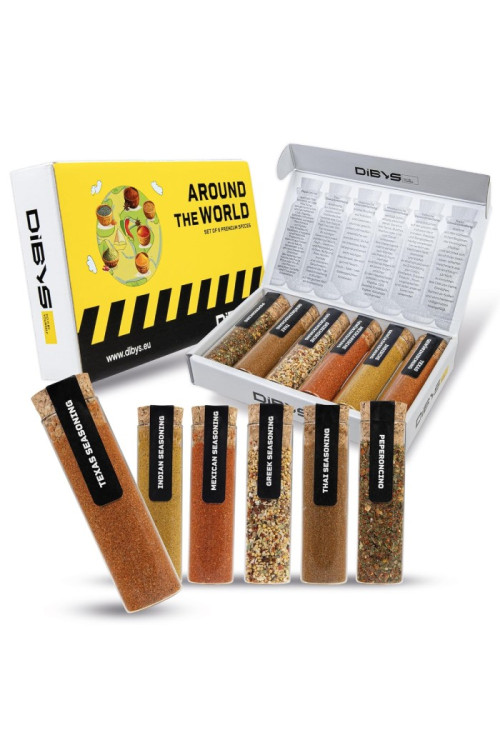 Zestaw DIBYS - Przyprawy Świata - 6x60ml