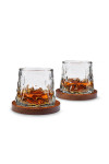 Obrotowe Szklanki Whisky Prezentowy Zestaw 2 Szt.