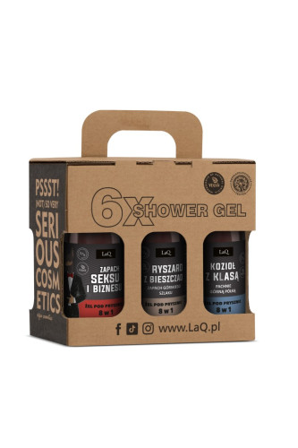 Sześciopak higieniczny Męski - Zestaw 6xŻel 100ml