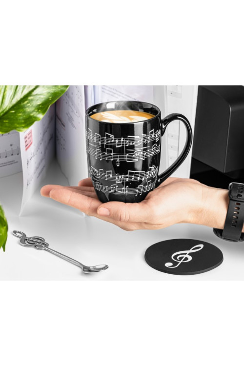Kubek Muzyka - Nuty - Zestaw