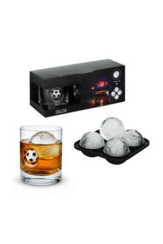 Zestaw kibica whisky - szklanka i forma do lodu