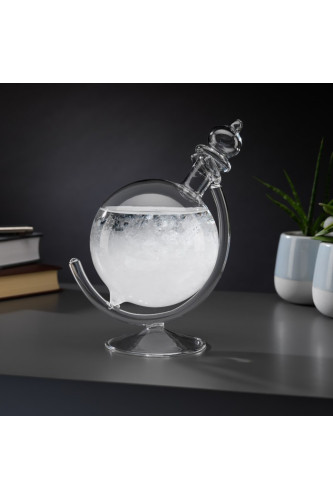 Barometr chemiczny Fitzroya - Burzowy Globus Na Podstawce