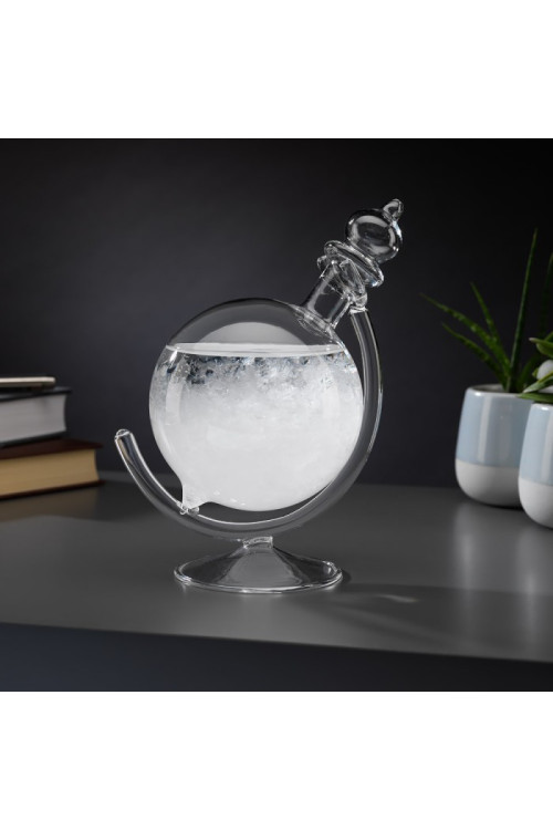 Barometr chemiczny Fitzroya - Burzowy Globus Na Podstawce